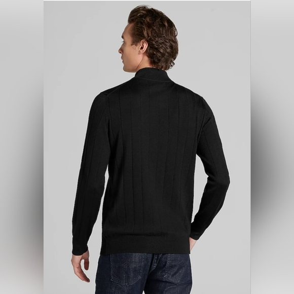 Joseph Abboud Black Turtleneck Sweater. NEW. XL - Picture 3 of 7